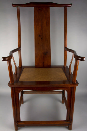 Huanghuali yokeback armchair, China, 17th century. The Metropolitan Museum of Art, Public Domain.