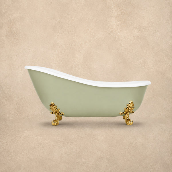 1:6 Dollhouse Bathtub & Faucet Components