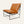 Miniature Iron Frame Arc Sofa Recliner with Leather Cushions