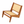 1:6 Dollhouse Miniature Oak Rattan Lounge Sofa Chair - 01-miniature-oak-rattan-lounge-sofa-chair-main