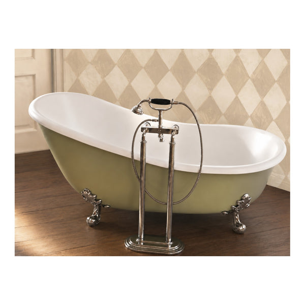 1:6 Dollhouse Bathtub & Matching Faucet Set