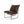 Miniature Iron Frame Arc Sofa Recliner with Leather Cushions