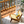 1:6 Dollhouse Miniature Oak Rattan Lounge Sofa Chair - 02-miniature-oak-rattan-lounge-sofa-chair-balcony-scene