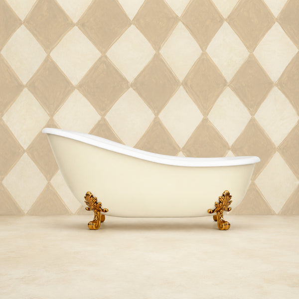 1:6 Dollhouse Bathtub & Faucet Components