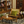 1:6 Dollhouse Miniature Oak Rattan Lounge Sofa Chair - 04-miniature-oak-rattan-lounge-sofa-chair-study-scene
