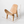 1:6 Dollhouse Miniature Wooden Shell Lounge Chair - 05-miniature-wooden-shell-lounge-chair-light-wood-reference