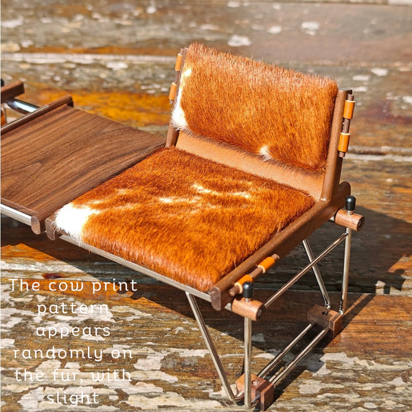 1:6 Dollhouse Miniature Cowhide Suede Lounge Chair with Side Table - 06-miniature-cowhide-suede-lounge-chair-side-table-material-chart