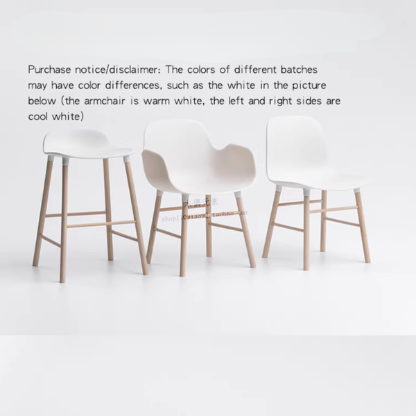 1:12 Dollhouse Miniature Modern Dining Chair with Wood Legs - 08-miniature-modern-dining-chair-material-note