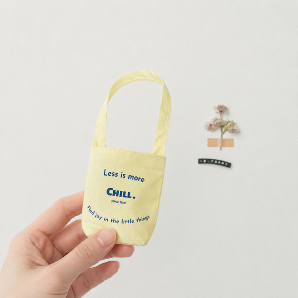 1:6 Dollhouse Miniature Cotton Tote Bag - 09-miniature-cotton-tote-bag-yellow-reference