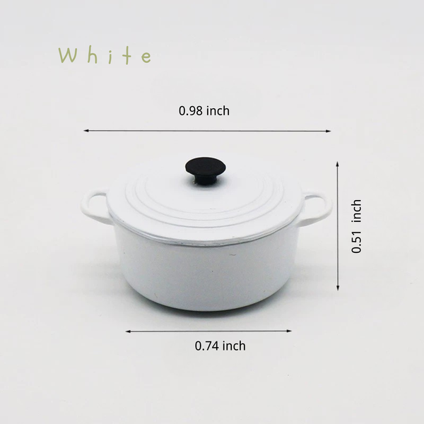 1:6 Dollhouse Miniature Large Alloy Cooking Pot with Lid - 09-miniature-large-alloy-cooking-pot-white-sku