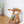 1:12 / 1:6 Dollhouse Miniature Z-Frame Corner Table - Cherry scene image