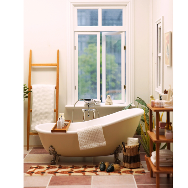 1:6 Puppenhaus Badewanne
