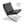 1:6 Dollhouse Miniature Barcelona Lounge Chair - 10-miniature-barcelona-lounge-chair-black-reference
