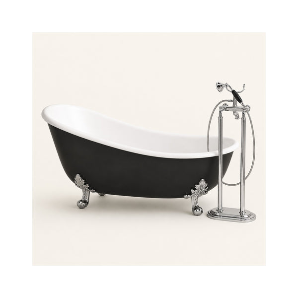 1:6 Dollhouse Bathtub & Matching Faucet Set
