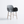 1:12 Dollhouse Miniature Modern Dining Chair with Wood Legs - 11-miniature-modern-dining-chair-gray-armchair-sku