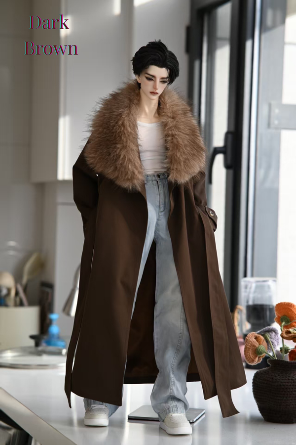 Miniatur-Trenchcoat für Puppe | Küchendekoration | 75 cm groß