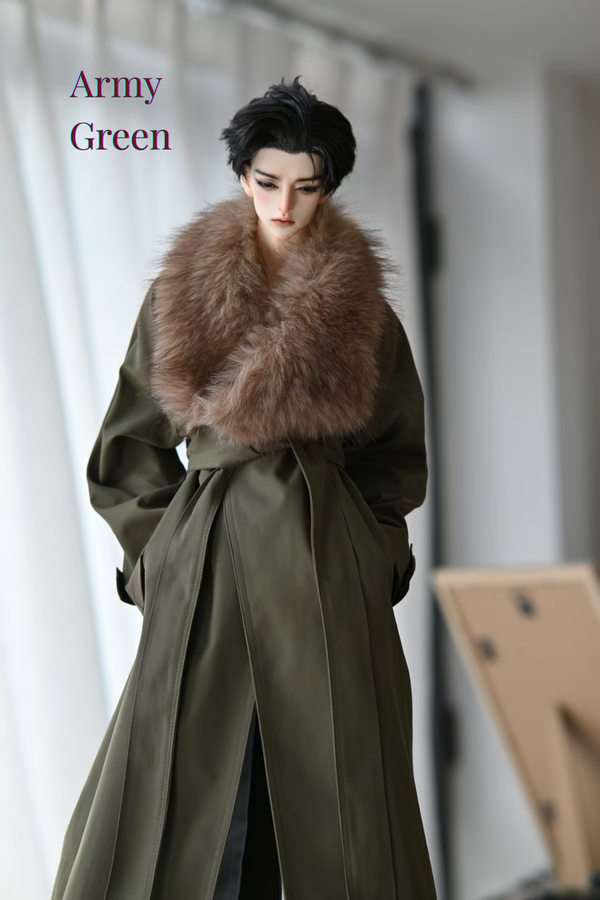 Miniatur-Trenchcoat für Puppe | Küchendekoration | 75 cm groß