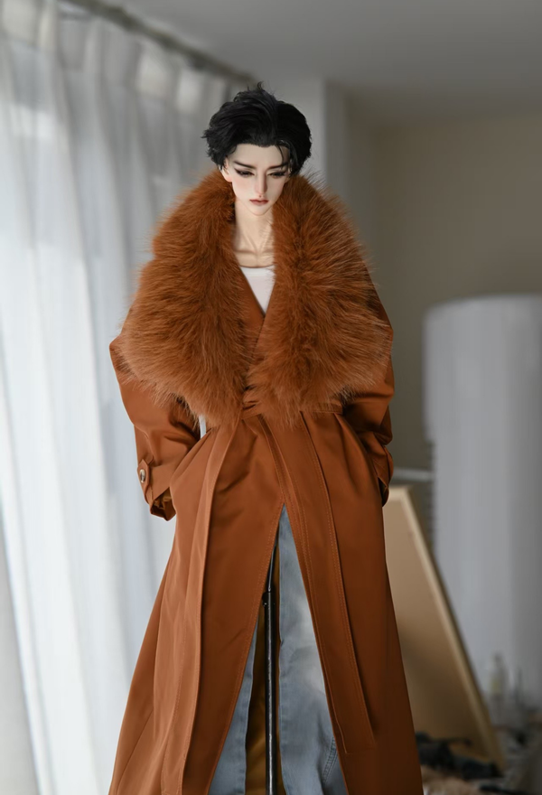 Miniatur-Trenchcoat für Puppe | Küchendekoration | 75 cm groß