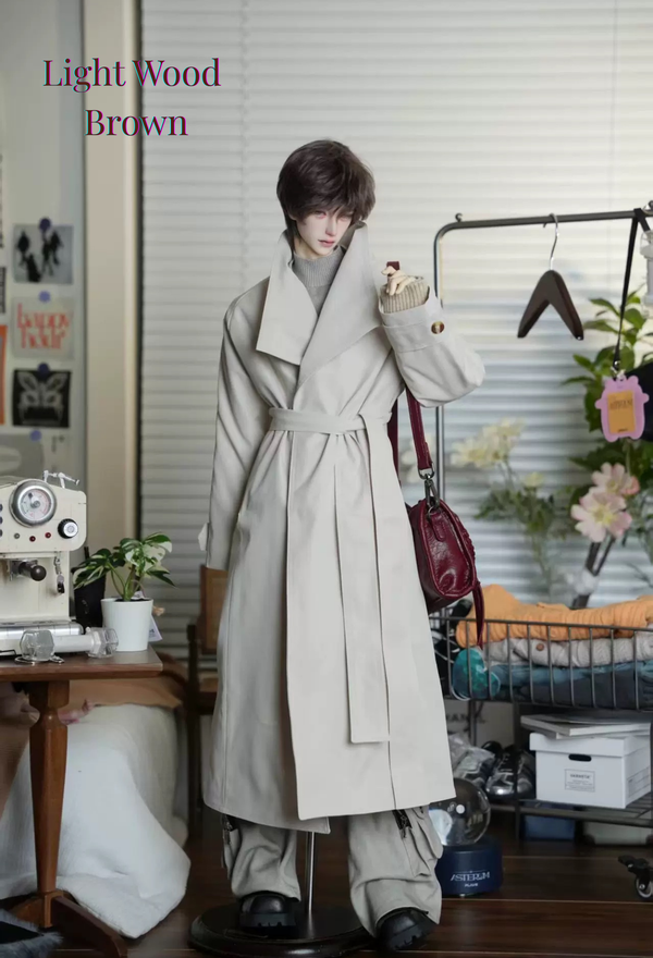 Miniatur-Trenchcoat für Puppe | Küchendekoration | 75 cm groß